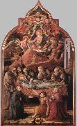 Fra Filippo Lippi Funeral of St Jerome oil painting reproduction